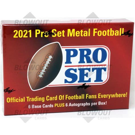 2021 pro set metal football hobby box|2021 pro set metal football.